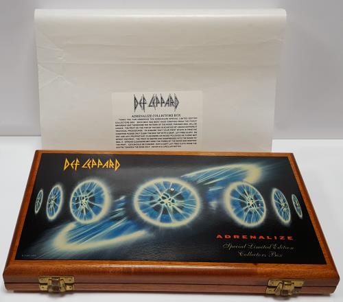 Def Leppard Adrenalize Collectors Box UK CD Album Box Set